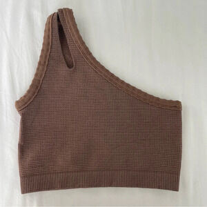 Urban Outfitters Out From Under One Shoulder Bra Top Brown